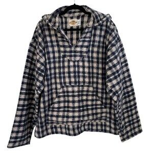 Vintage Earth‎ Ragz Boho Hooded Popover Jacket Size Large